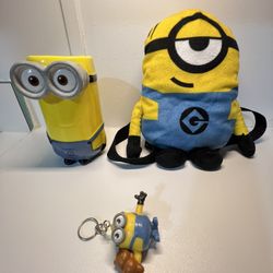 Minions Coffee Tea Mug Cup ~ MINIONS Kevin / Despicable Me ~ Zak Designs 3 pieces