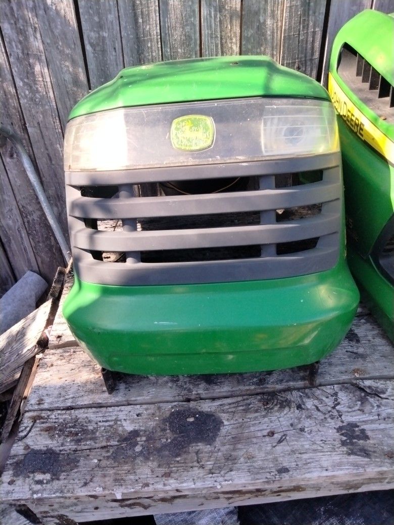 Two John Deere Hoods L110 The Other 125 Automatic $1300 Price