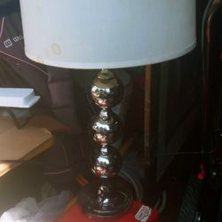 Chrome Bubble Style Lamp