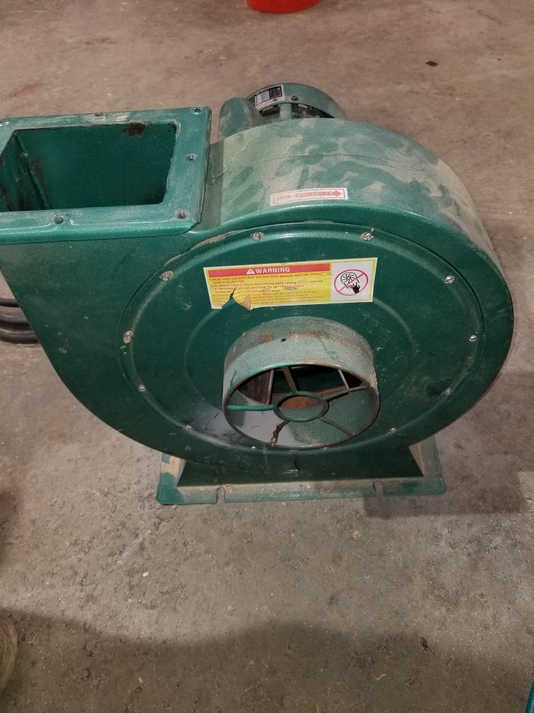Grizzly induction motor for dual dust collector