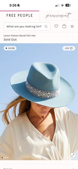 Leiko Olive & Pique wool felt rancher hat