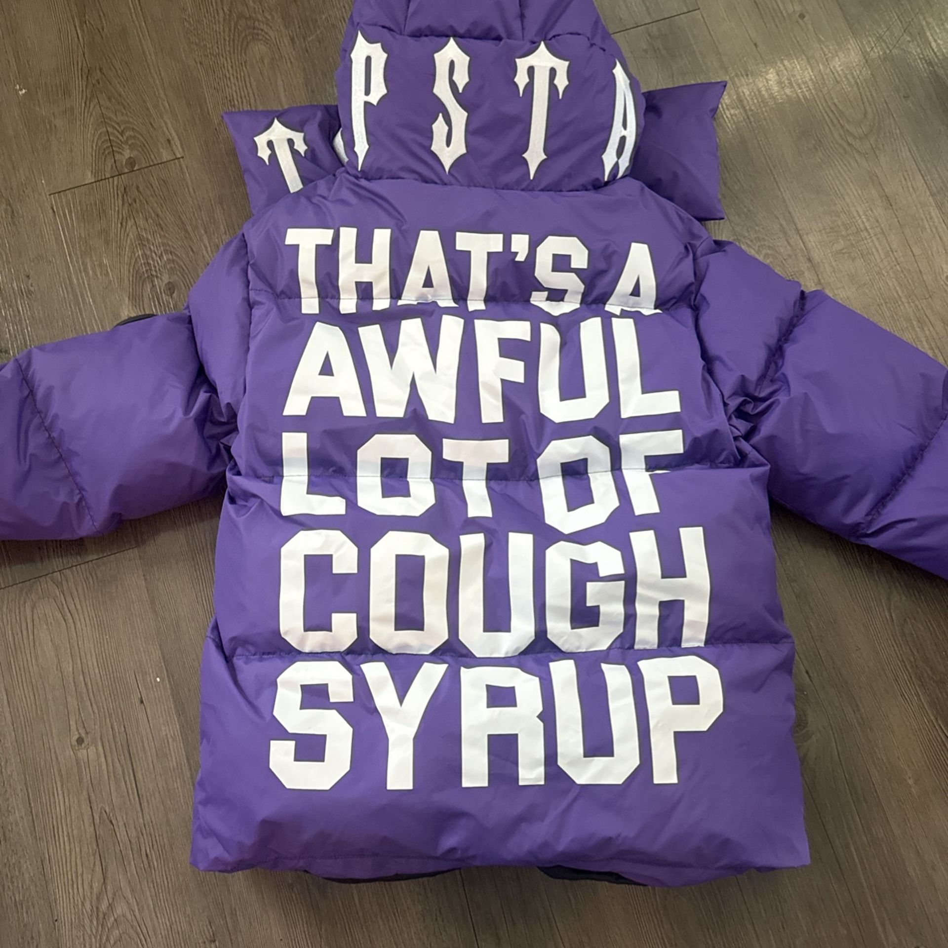 Trap star awful Lot Of Cough Syrup Bubble jacket