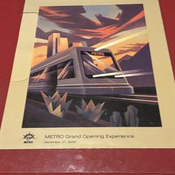Phoenix Metro Light Rail Grand Opening Poster 2008