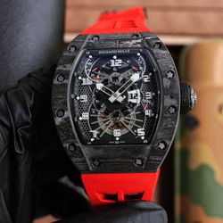 Richard Mille Men’s Mechanical Watch With Box 2025 New