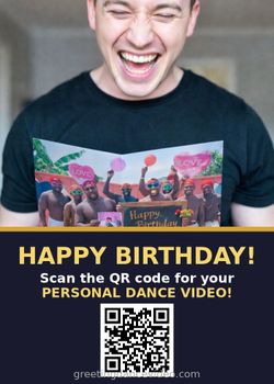 Personalized Video Greeting Card — African Dance