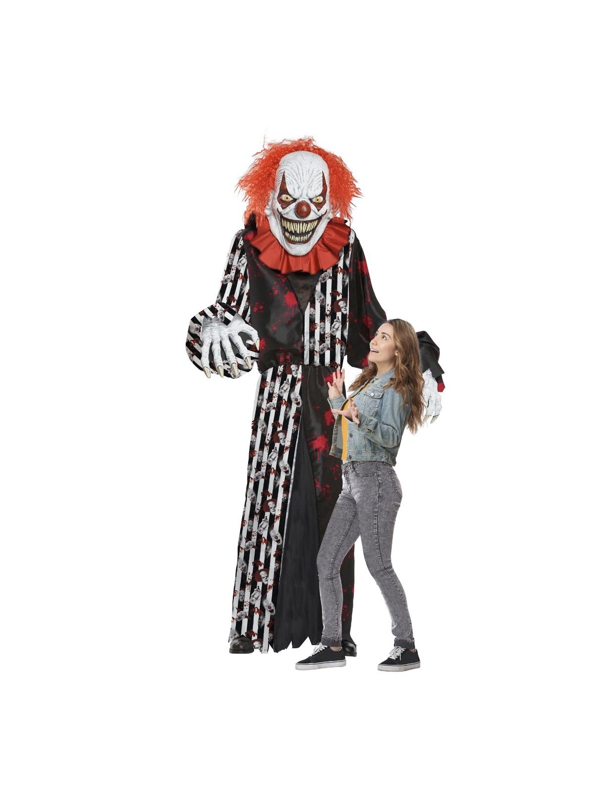 Brand new 8ft clown Halloween costume