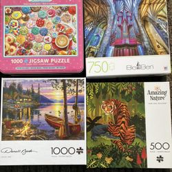 Jigsaw Puzzle 750, 1000 Piece Puzzles 