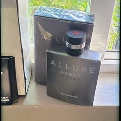 Authentic Men’s Chanel Allure Sport Eau Extreme Parfum 150ml  from Macys Bottle 80% Full Asking $100 Firm on the Price, Retails for $180~240