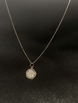 Atocha silver coin pendant with silver chain