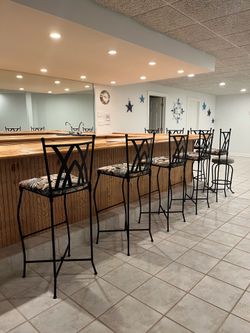 Vintage Heavy Duty Barstools Set – 9 Chairs for $200 Total
