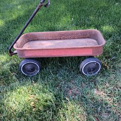 Old Wagon For Lawn Decor 