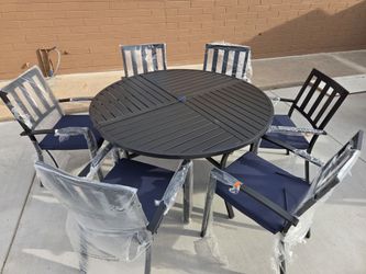 Patio table set