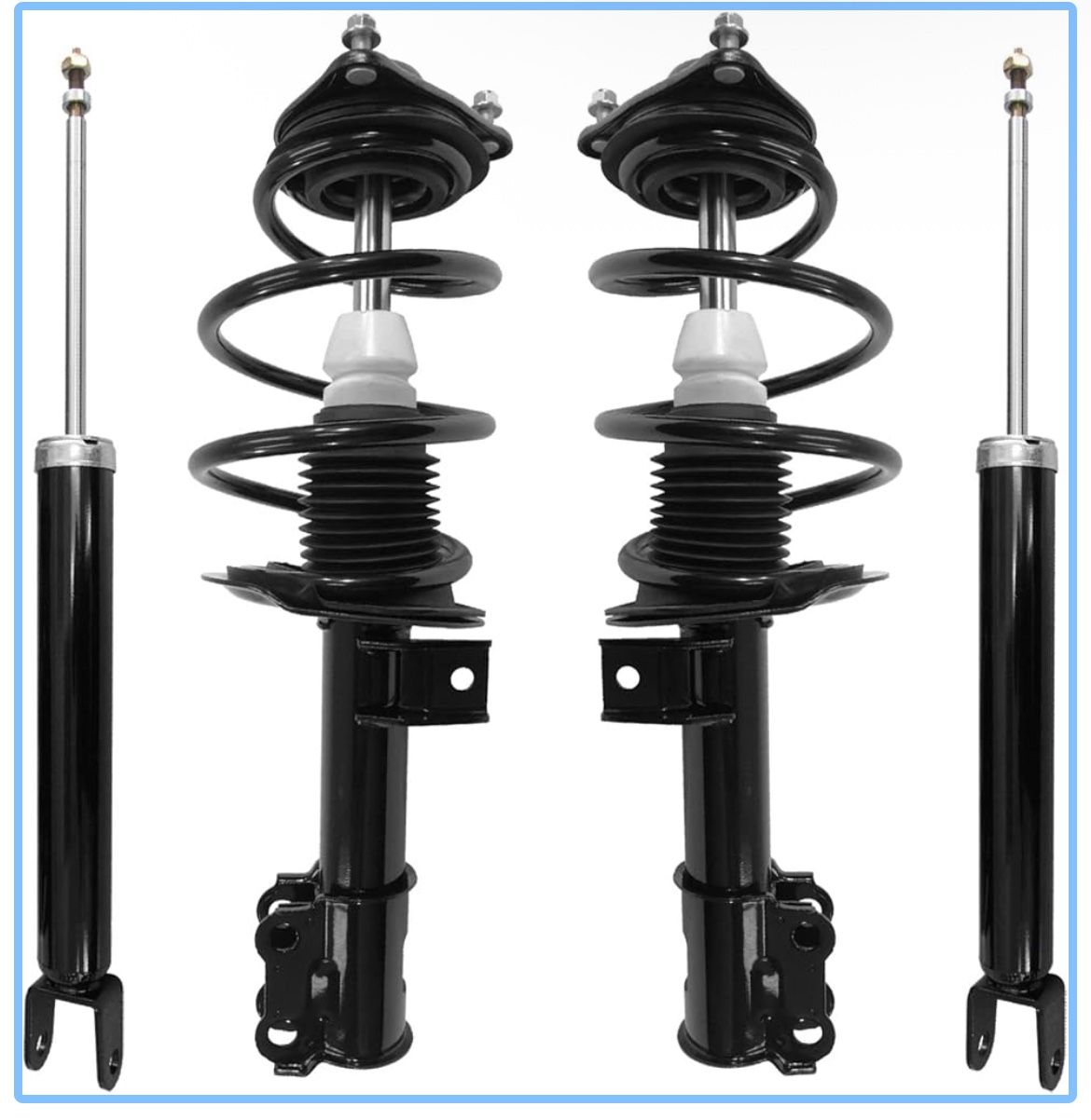 Front and Rear Shocks Struts 11-14 Hyundai Sonata