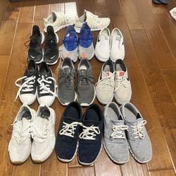 Men’s Shoes 10 Pairs Size(s) 10-12 Air Max, NMD, Boost, Nike, Adidas 