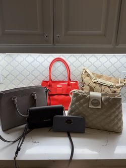 Lot of 6 Designer Handbags