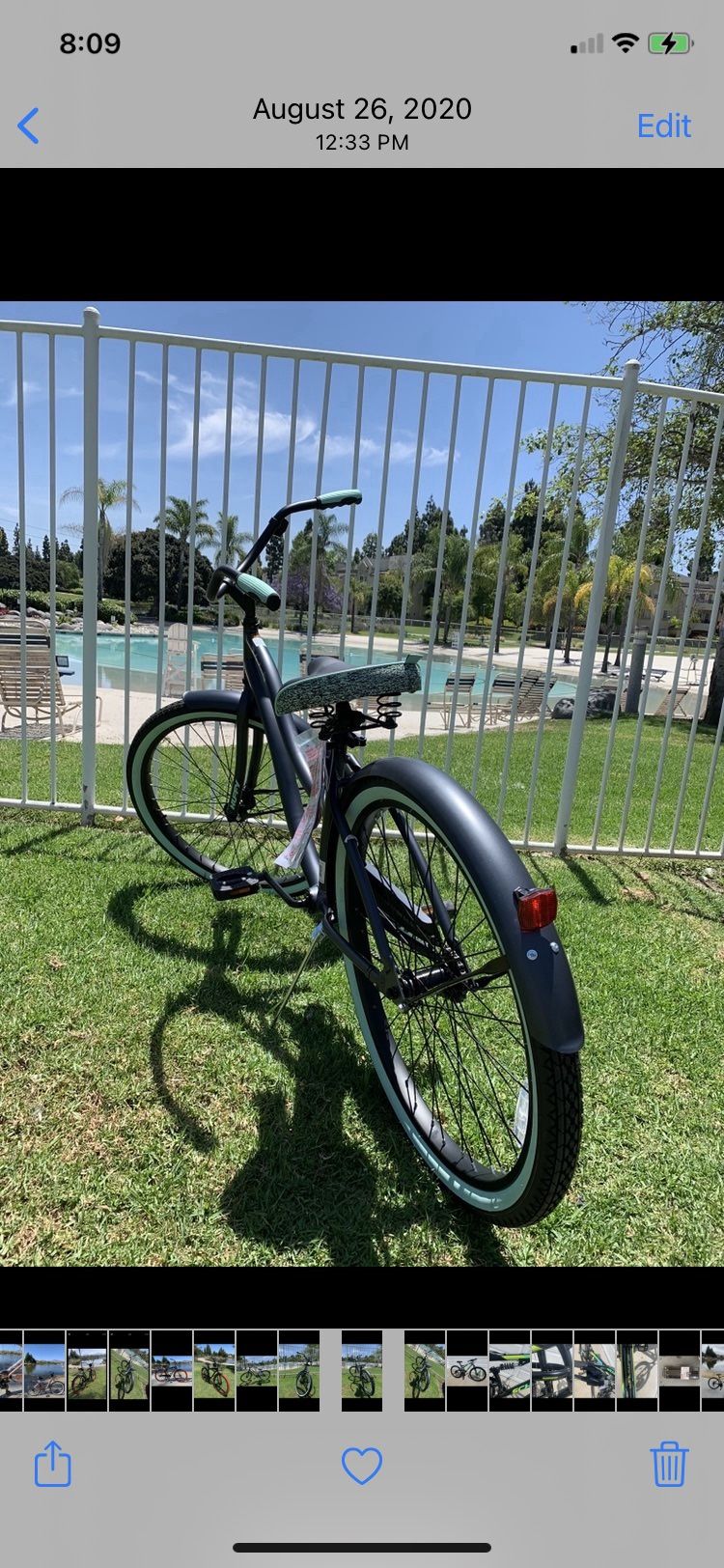 New 🌸 Ladies Beach Cruiser Bike Bicycle Standard Adult Size 26