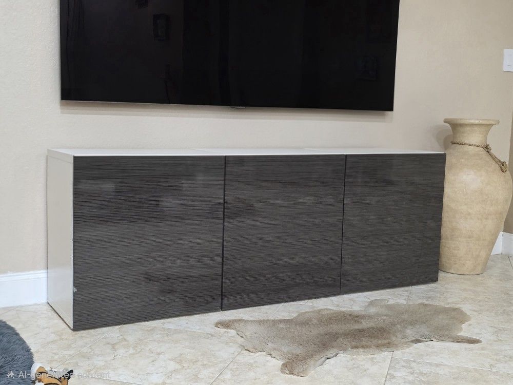 Ikea Besta Cabinet 3 Piece