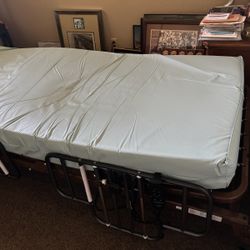Twin Electric Hospital Bed and Xtra large Walker