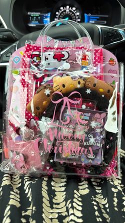 Sanrio Merry Christmas Gift Set Clear Bag