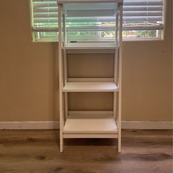 White 4 Shelf Storage