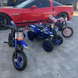 Kids Dirt Bikes And ATVs Brand New 