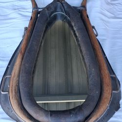 Antique Horse Collar Mirror 