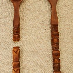 Giant Mid-century Fork/Spoon Set