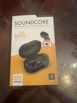 SoundCore Wireless Black Earbuds