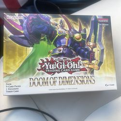 Yu-Gi-Oh Doom of Dimensions Factory Sealed mini booster box 1st Edition