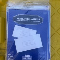 Mailing Labels – 3 Packs (300 total)