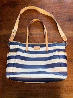 Kate Spade striped tote bag purse