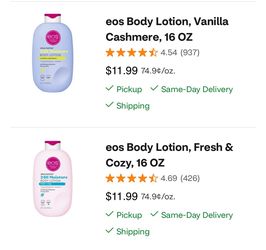 Eos Lotion