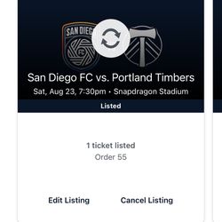 SDFC vs Portland Timbers, Sat 8/23