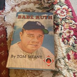vintage babe ruth book by tom meany