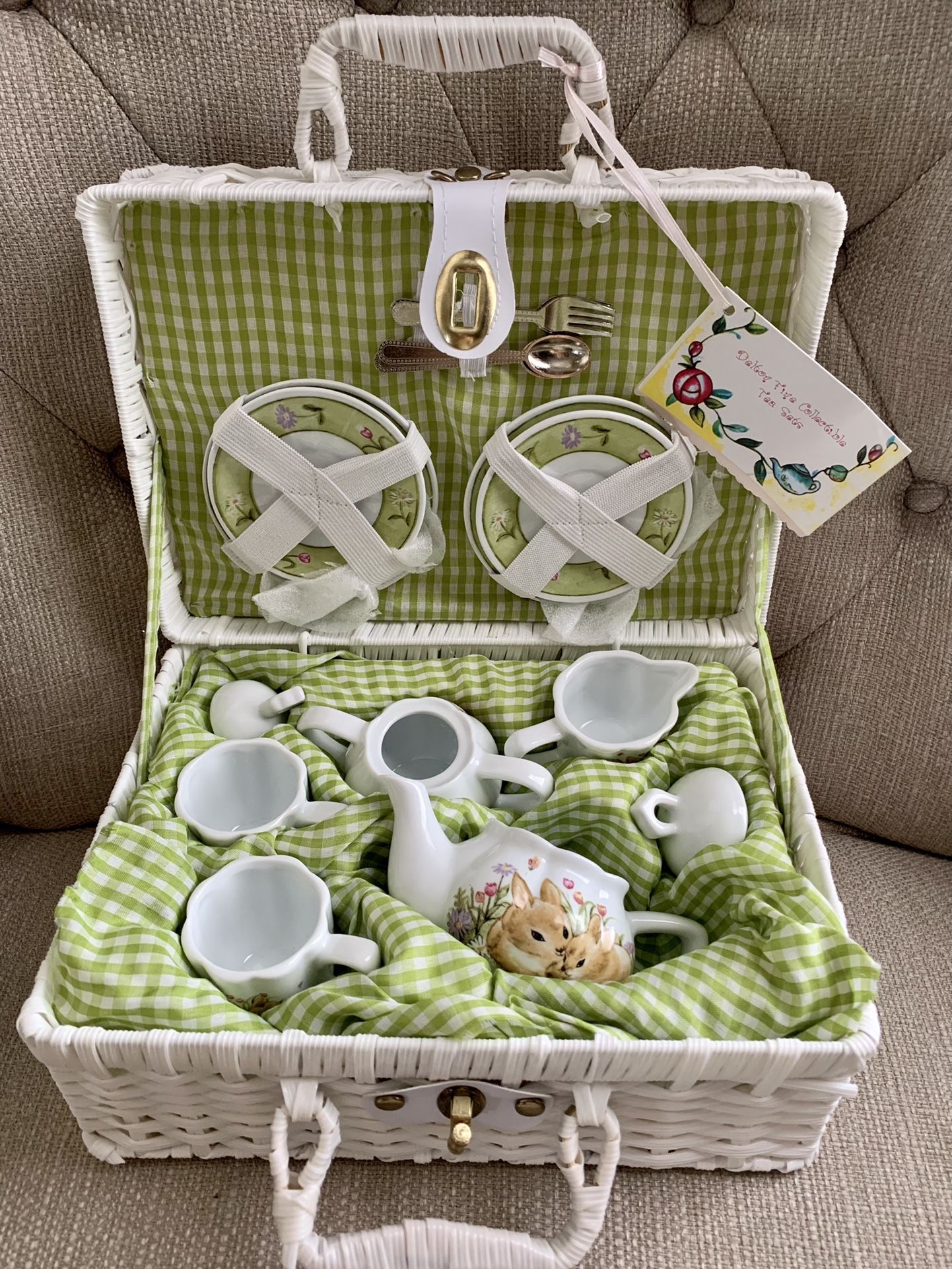 Delton children's 2025 tea set