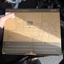 Golf cart heater
