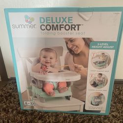 Brand New In Box Folding Booster/feeding Seat 