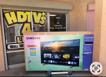85 Samsung Smart 4K HDTV 120 Hz $55 down on financing free delivery six month warranty