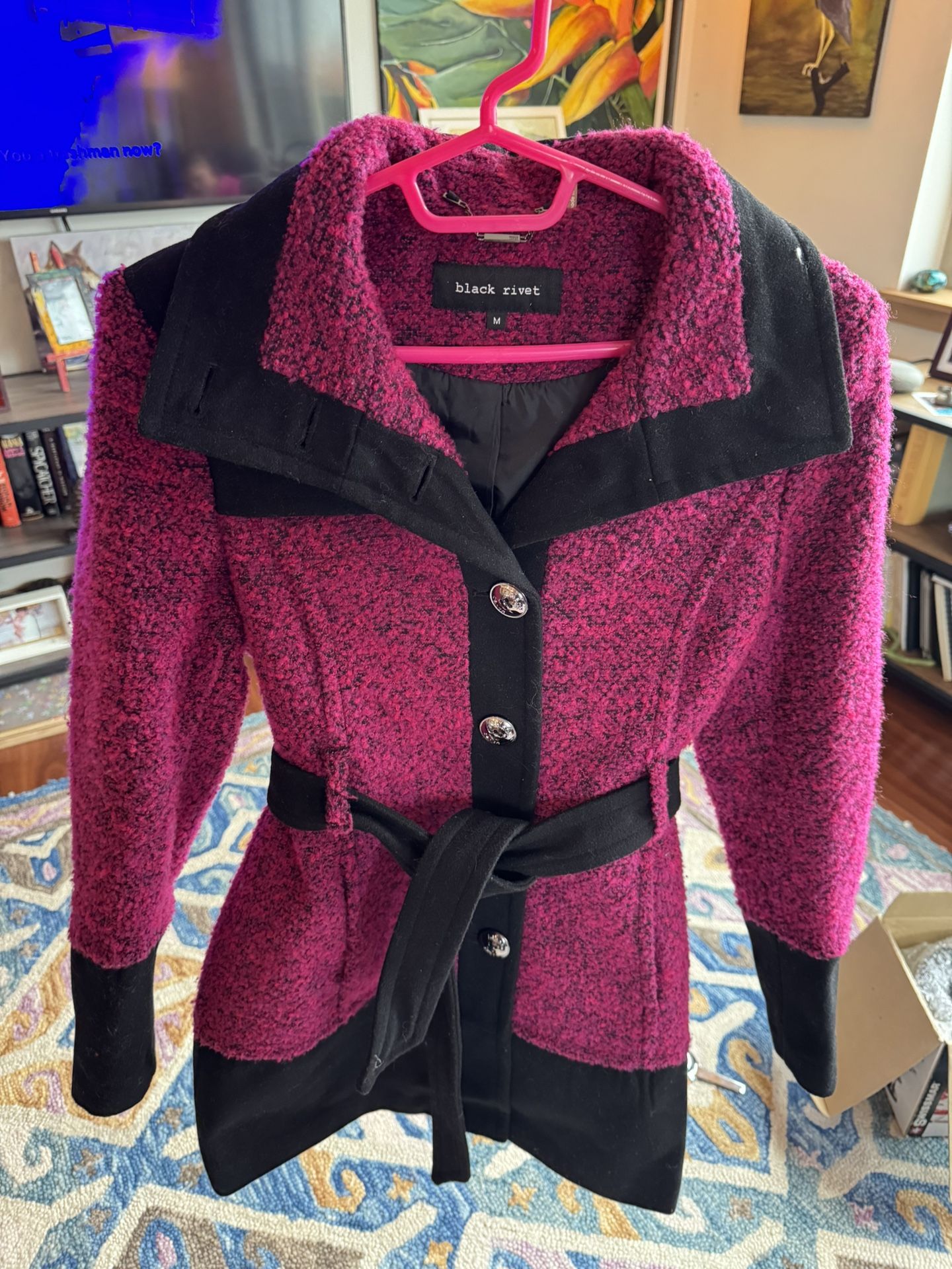Black Rivet (M) Women’s Coat