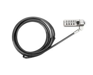 Targus ASP66GLX-S-71 - Defcon Trapezoid Serialized Combination Cable Lock w Anchor