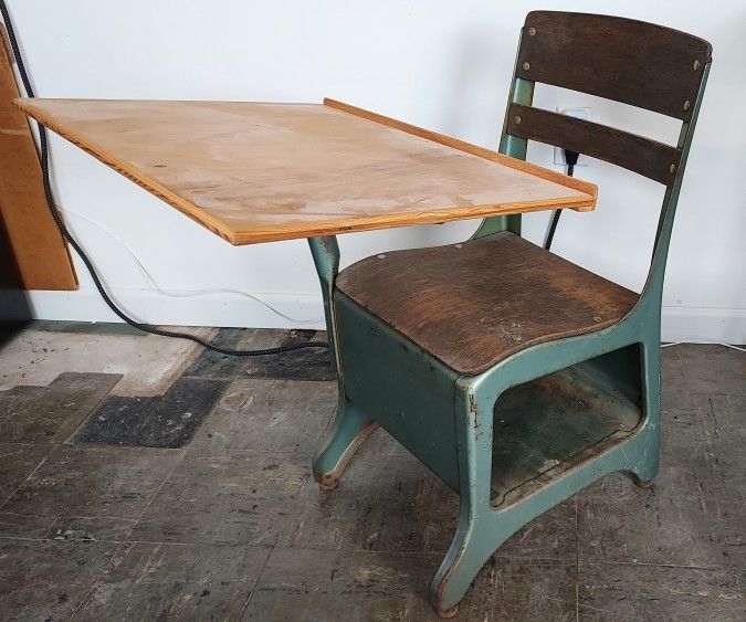 Vintage School Desk