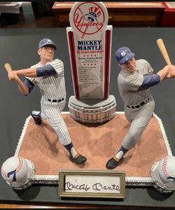 Mickey Mantle Autographed Figurine