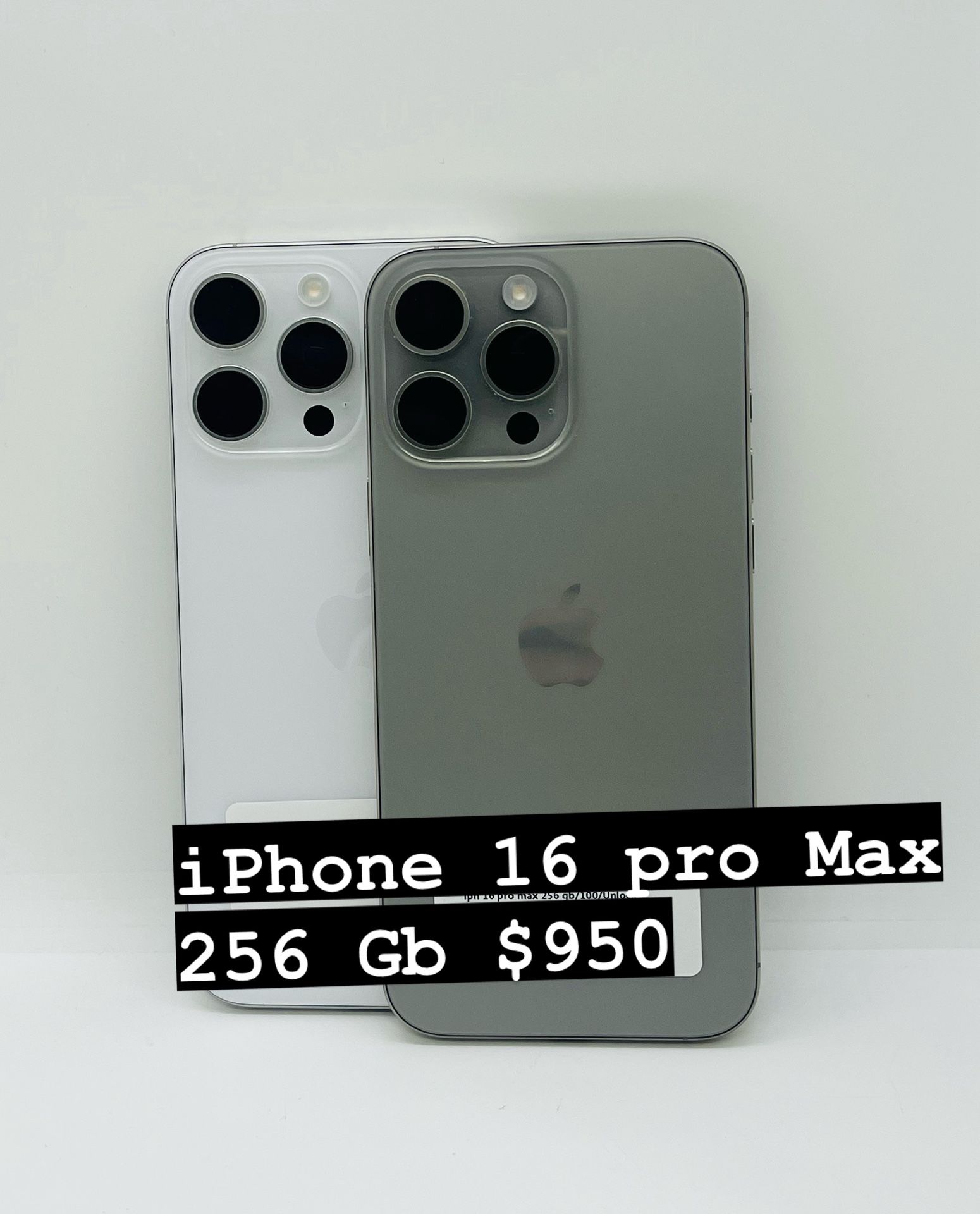 iPhone 16 Pro Max 256 Gb Unlocked