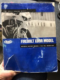 2003 Buell Firebolt XB9R Factory Service Manual