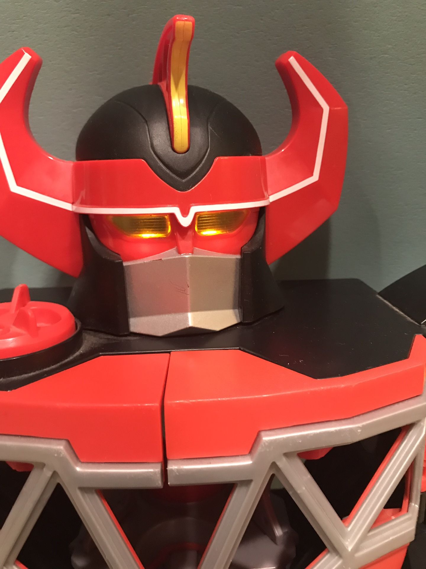 Imaginext Power Rangers Giant Morphin Megazord 2015 Fisher Price 27”