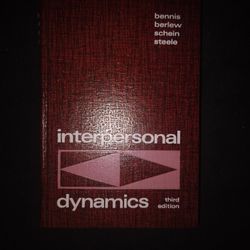 Interpersonal dynamics: essays and readings on human interaction, (The Dorsey series in psychology) - Hardcover

Bennis, Warren G

