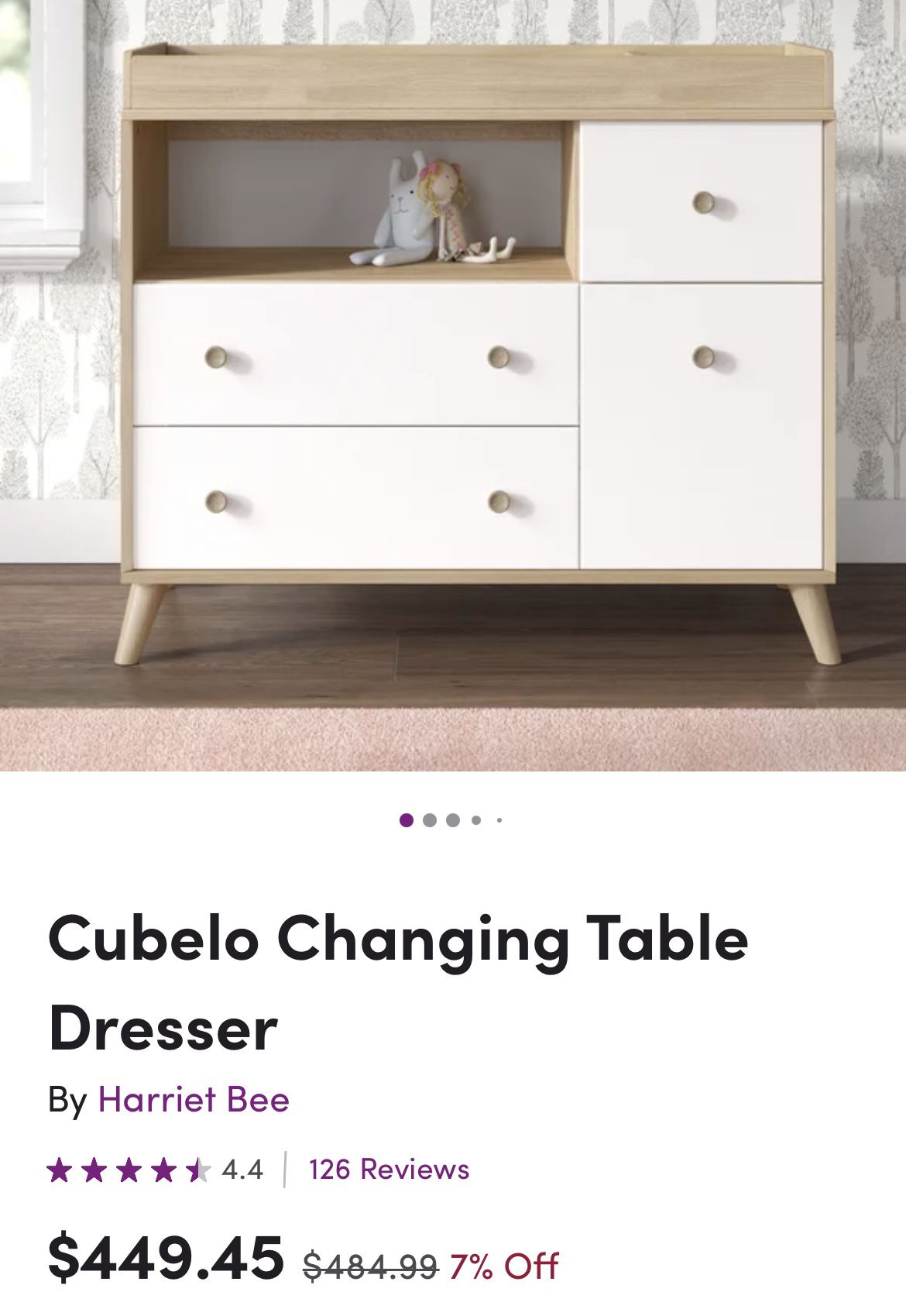 Changing Table  Dresser 