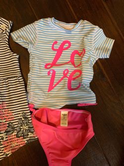 Girls 2t bathing suit and tank top