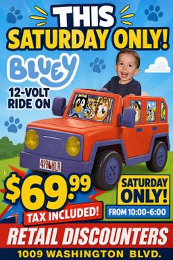 Bluey 12-Volt Ride on