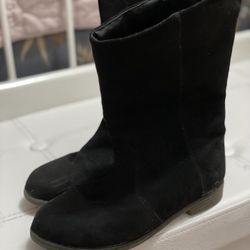 Girls Black Boots